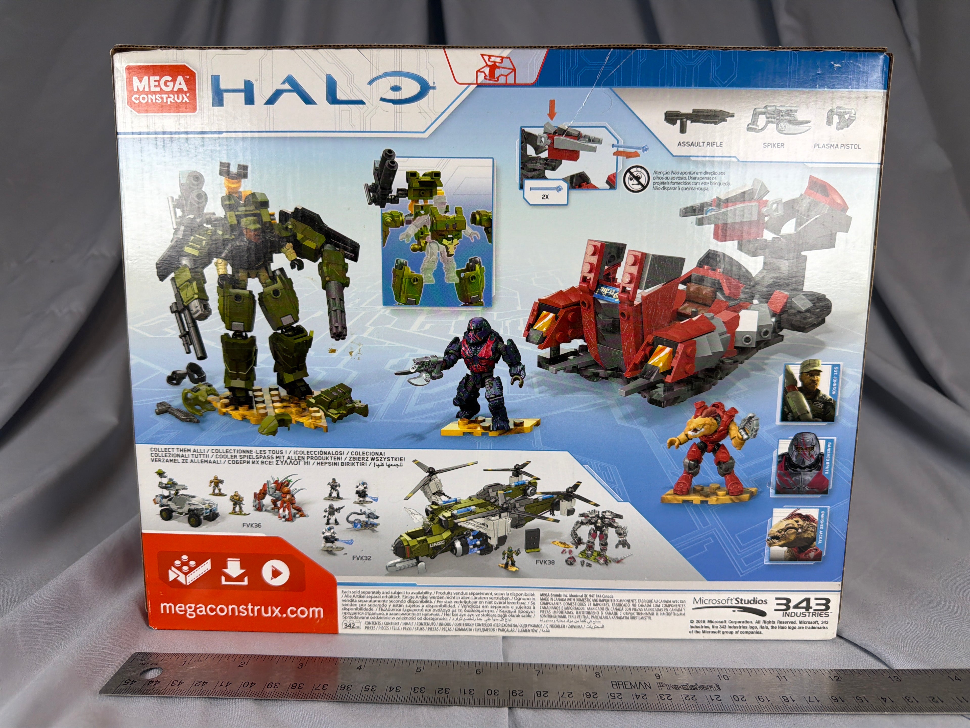 Mega Construx Halo FVK35 Banished Marauder Strike Set New Sealed