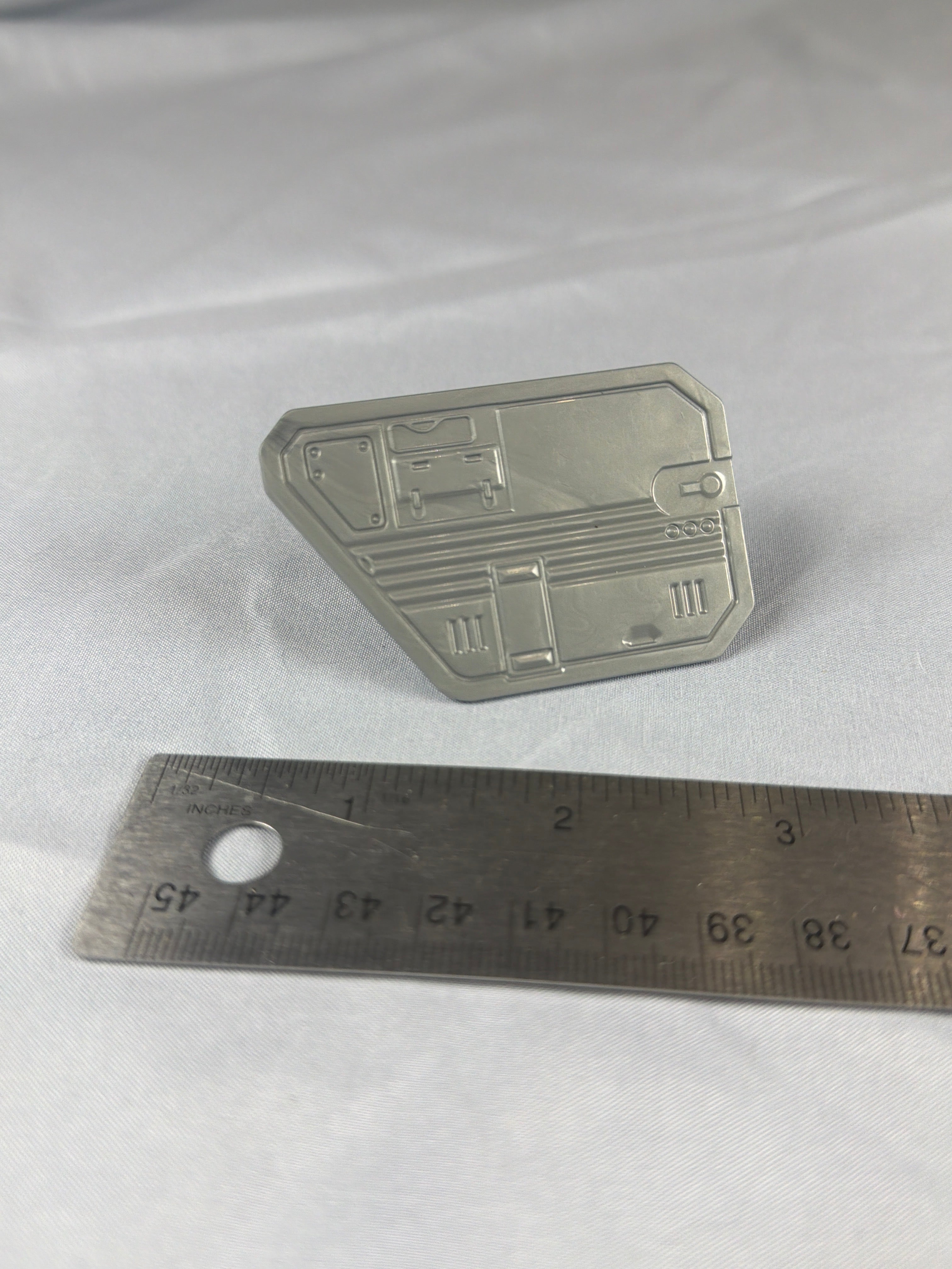AM18607AGV Silver Tread Cap Frame from set 97381 UNSC Elephant Troop Carrier