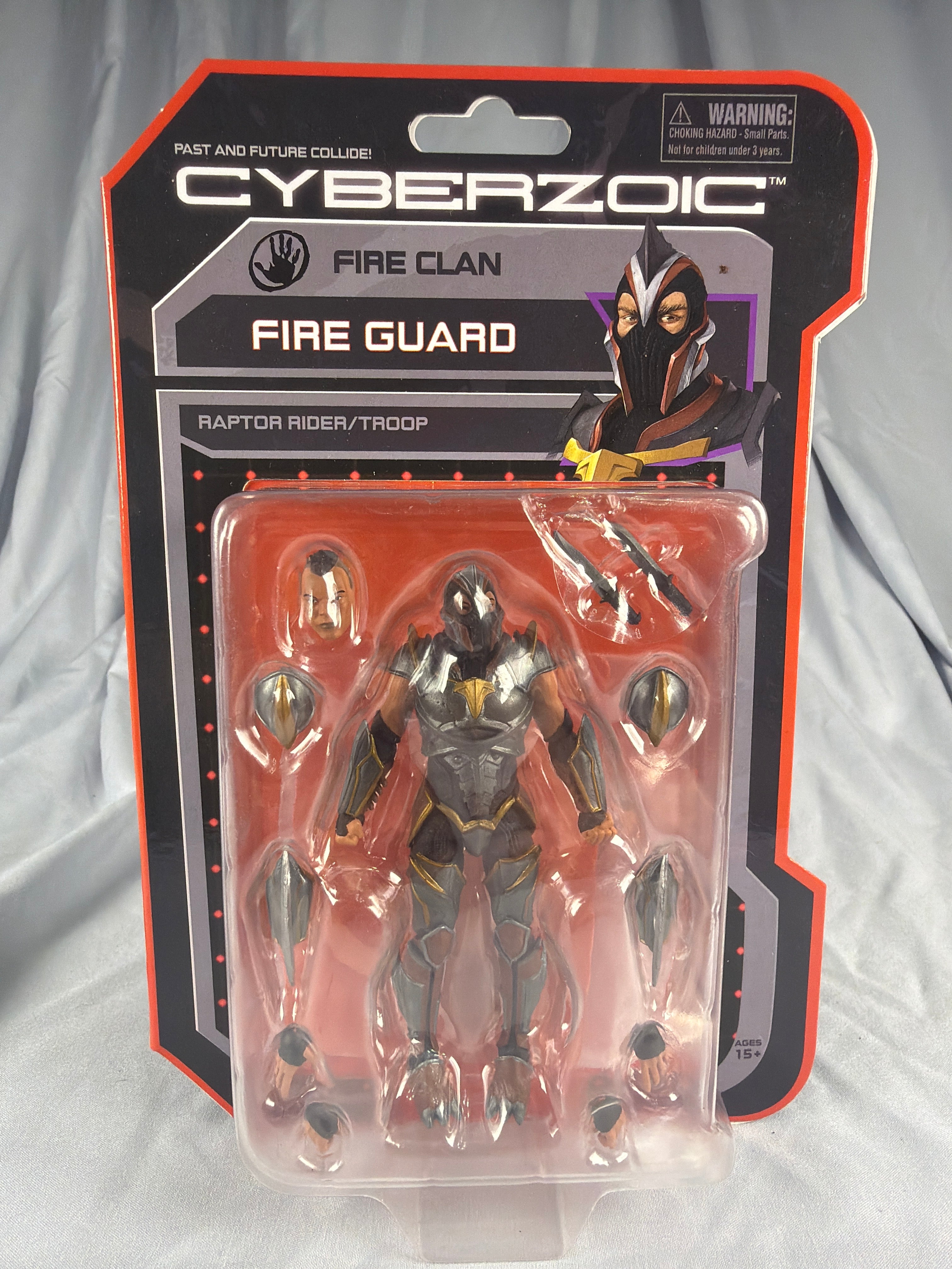 Beasts of the Mesozoic Cyberzoic Fire Guard Raptor Rider 1/18 scale Figure