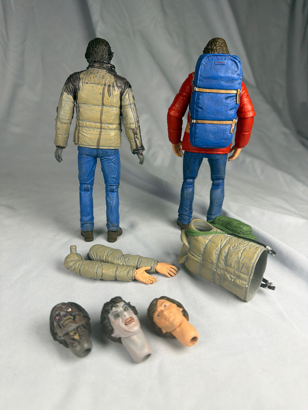 NECA American Werewolf Lot of 3 Kessler Werewolf, Jack and David Figures Loose Complete