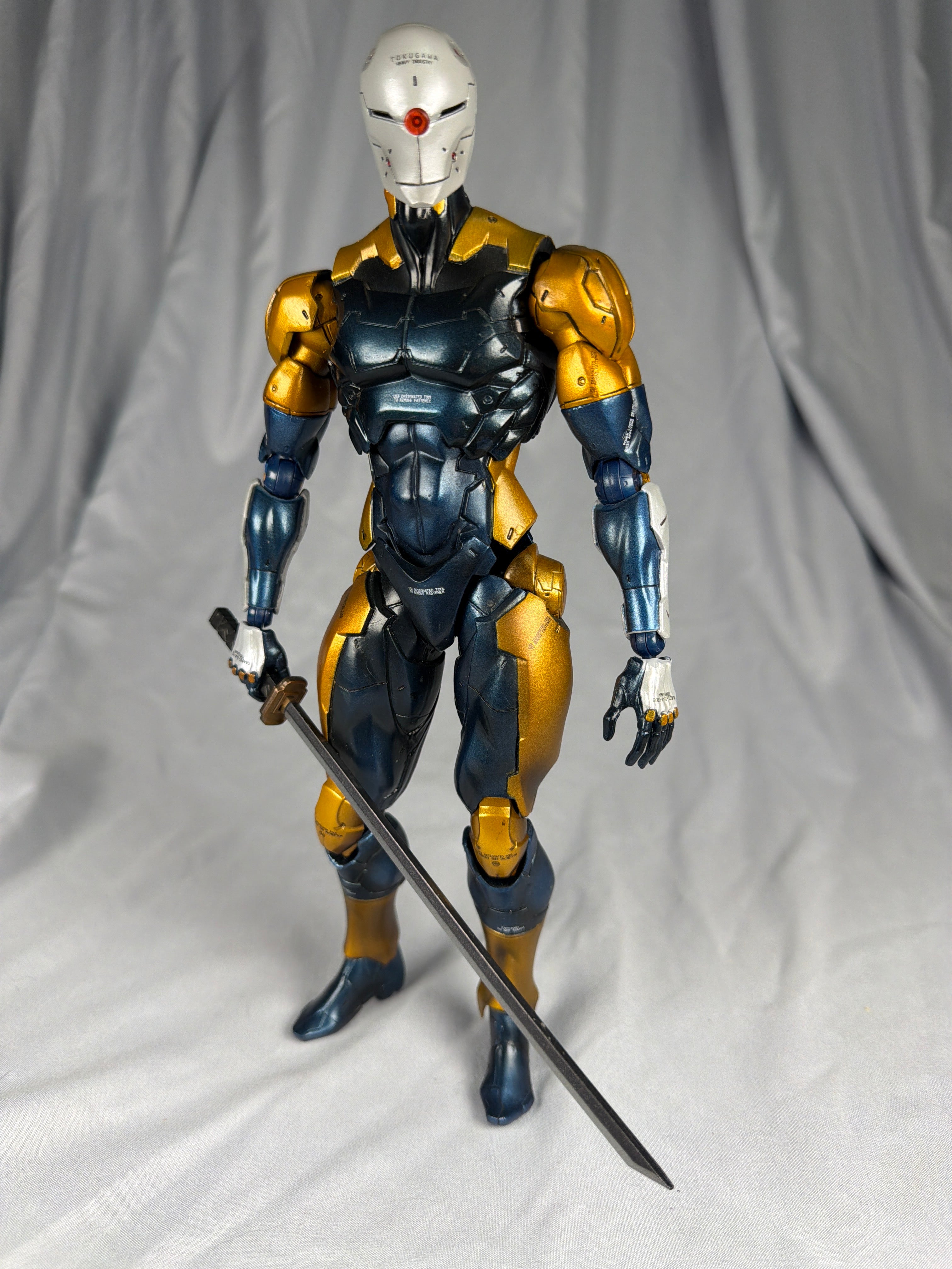 Play Arts Kai Metal Gear Solid Cyborg Ninja 10” Figure Complete Loose