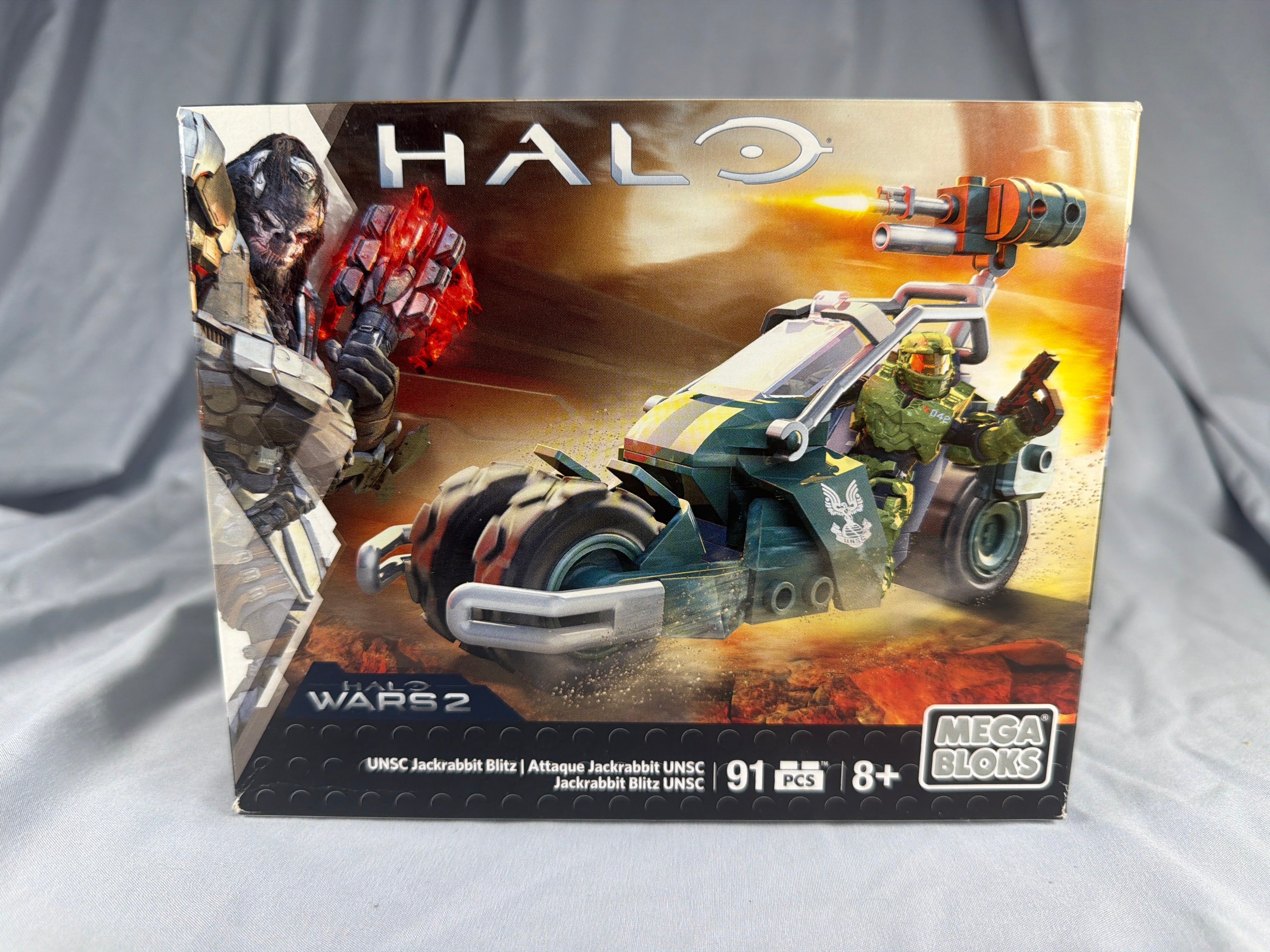Mega Bloks Halo Wars 2 DPJ90 UNSC Jackrabbit Blitz Set w/ Spartan Douglas