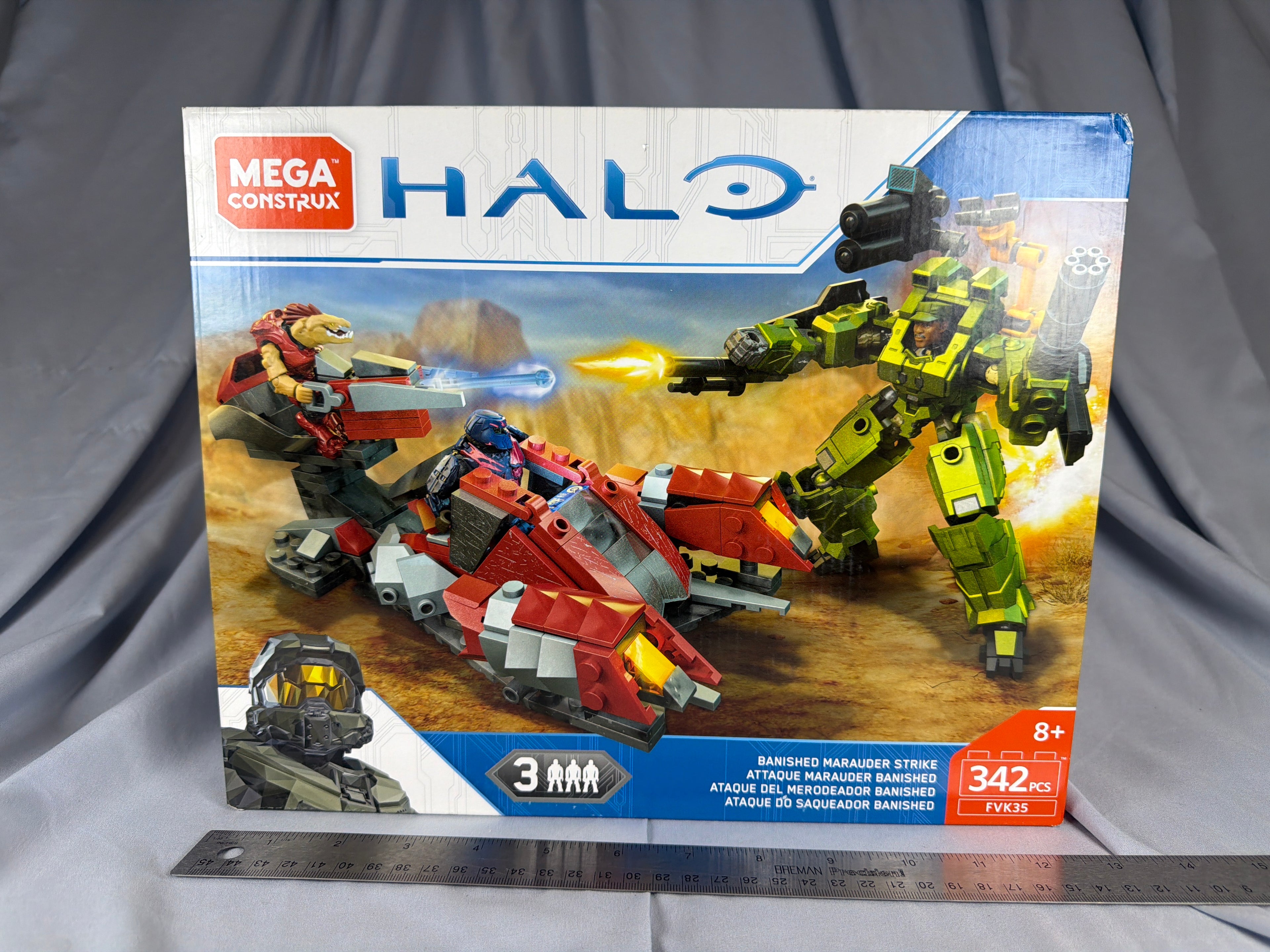 Mega Construx Halo FVK35 Banished Marauder Strike Set New Sealed